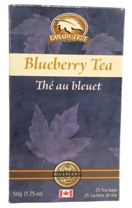 CANADA TRUE Blueberry Tea 25 Tea Bags 50g(加拿大CANADA TRUE 盒装蓝莓茶 25茶包 50g) - Picture 1 of 7