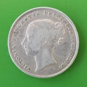 Moneda de chelín de plata Victoria 1839 #1533c - Imagen 1 de 2