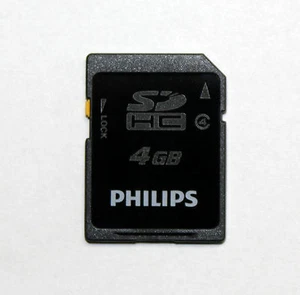 Speicherkarte 4 GB SDHC Memory Card Philips - Bild 1 von 2
