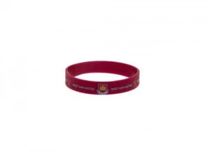 Pulsera De Silicona De Fútbol West Ham United FC Talla Única Para Adultos - Picture 1 of 1
