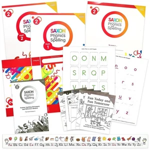 2nd Grade 2 Saxon Phonics Spelling Student Set Workbooks Decodable Readers 2022 - Imagen 1 de 1