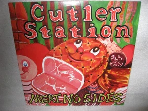 Cutler Station Meat, No Sides LP Record w/ Placemat Insert Power Pop Indie Pop - Picture 1 of 7