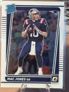 Mac Jones 2021 Donruss Optic Rated Rookie 206 New England Patriots Alabama Tide - Bild 1 von 2