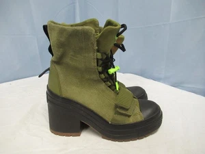 Converse 568895C Chuck Taylor All Star Damen hohe Stiefel grün Wildleder Größe 7,5 - Bild 1 von 7