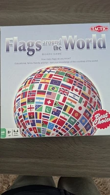 Flags Around the World Board Game – Educational Fun – Sealed - Image 1 of 3
