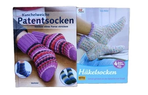 Kuschelweiche Patentsocken - Socken ohne Ferse stricken - Häkelsocken - Bild 1 von 6