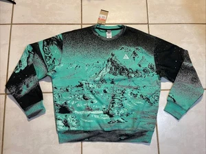 NIKE ACG Therma-FIT Estampado Completo Vellón Crew 'Light Menta' DQ5791-369 Para hombres L - Imagen 1 de 12