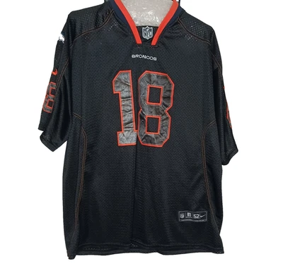  Camiseta deportiva Manning #18 Denver Broncos NFL Lights Out negra Elite talla 52 defectos Foto 1 de 4