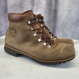 PMS by Conti Suede Wander Outdoor Stiefel Herren Größe 9,5 hellbraun Wildleder - Bild 1 von 16