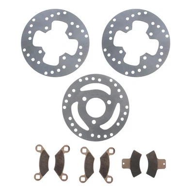 Brake Rotors & Brake Pads for Polaris Trail Boss 325 2000 - 2002 Front & Rear - Image 1 of 4
