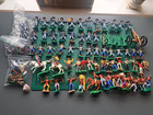 Timpo American Western, cowboys, indians  and ACW figures: large lot