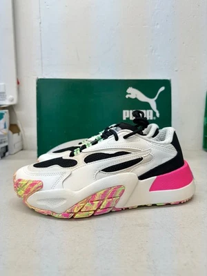 Puma Hedra Chaos Lace Up Women’s Size 7.5 White Sneakers Casual Shoes - NEW - Image 1 of 4