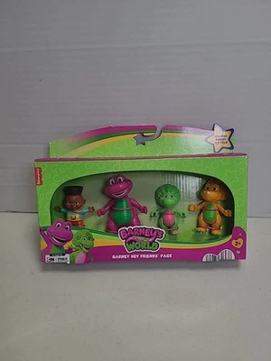 Figura Fisher-Price Barney’s World Barney Hey Friends NUEVA Mattel Foto 1 de 4