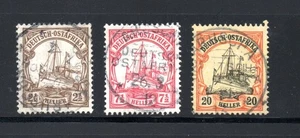 DOA 1905 Freimarke 30, 32 und 34 luxus gebraucht Aruscha - Picture 1 of 2