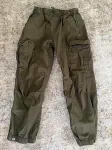 GAP Kids Girls Size Large 10 Parachute Cargo Pants Bungee Waist Army Green EUC - Picture 1 of 12