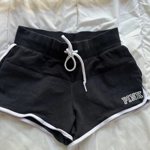 PINK Victoria’s Secret Shorts Logo Waistband Colorblock Lounge XS Y2K Aesthetic - Picture 1 of 4