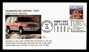 DR WHO 2000 FDC CELEBRATE CENTURY SUV VEHICLE BGC CACHET R09830 - Picture 1 of 2