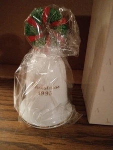 Avon 1995 Porcelain Holiday Bell with Original Box - Picture 1 of 4