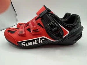 Santic Rot Rennradschuhe Herren Größe 7 US - Bild 1 von 11