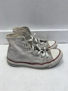 Top alto Converse All Star Chuck Taylor blanco hombre’s talla 6 mujer’s talla 8 - Imagen 1 de 6