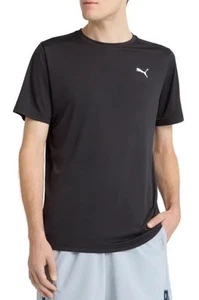 👕 Camiseta PUMA Hombre Activa Manga Corta, Negra MEDIANA T-Shirt A6 - Imagen 1 de 7