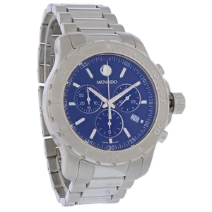 Movado Series 800 Men's Chronograph Black Dial Swiss Quartz Watch 2600171 - Picture 1 of 4