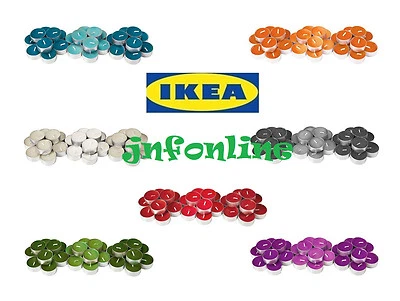 60 x IKEA scented tealight candles - 4 hrs. - USPS Priority Mail - Image 1 of 4