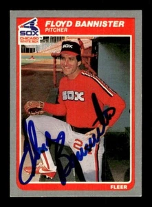 FLOYD BANNISTER SIGNED 1985 FLEER #508 CHICAGO WHITE SOX AUTO - AUTOGRAPH - Picture 1 of 2