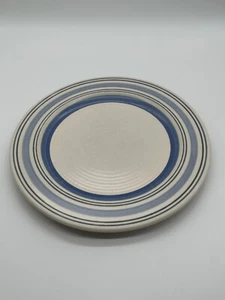 4er Set Pfaltzgraff Rio Speiseteller Steinzeug Mexiko blaue Streifen 11 1/8" - Bild 1 von 3