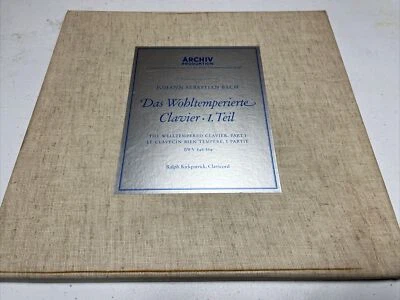 2-LP Box, Ralph Kirkpatrick/Bach, Das Wohltemperierte Clavier I. Tiel, Archiv - Image 1 of 2