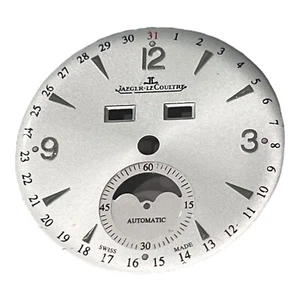 Jaeger LeCoultre Master Calendario Tripla Data Fasi Lunari Quadrante Argento - Foto 1 di 6