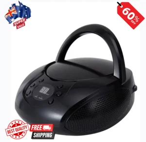 Portable Boombox CD Player AM/FM Stereo Radio Music Display Aux-in AC - Picture 1 of 9