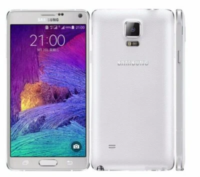 Samsung Galaxy Note 4 N910U 32GB 4G Factory Unlocked Smartphone Good White US B+ - Image 1 of 4
