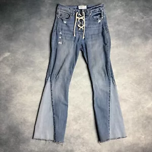 Banjara Damen Jeans Größe 5/26 Y2K Style Bootcut Flare Bottom Stretch - Bild 1 von 19