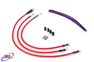 AS3 VENHILL TUBI FRENO ANTERIORI per YAMAHA YFM 660 R RAPTOR 2001-2005 - Foto 1 di 1