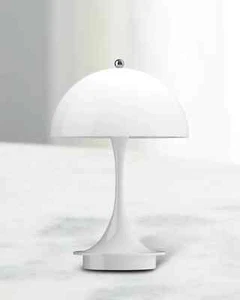 Panthella Portable Acrylic Table Lamp 10"-White - Picture 1 of 9