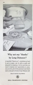 VINTAGE 1960er Jahre Druckanzeige ~ Glockentelefonsysteme ~ Bleiben Sie über große Entfernungen in Kontakt - Bild 1 von 1