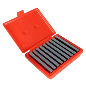 Steel Parallel Set 9 Pair 1/4 inch Thick 6 inch Long 0.0002 inch Precision - Picture 1 of 15