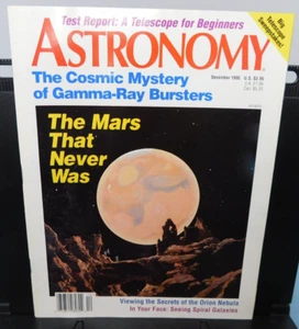 ASTRONOMY magazine ~ December 1995 -- gamma-rays, the Mars that never was, Orion - Bild 1 von 4