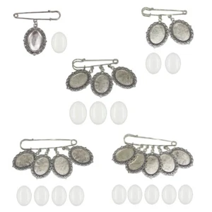 Photo Frame Brooch Wedding Boutonniere Photo Charm Pin Delicate Clothing Jewelry - Picture 1 of 13