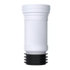 PP0002 - VIVA Slinky-Fit EXTRA LONG WC Flexible Toilet Pan Connector 300-700mm - Picture 1 of 1