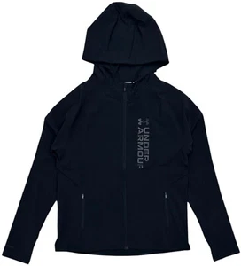 Under Armour Women's OutRun The Storm Water Repellent Stretch Hooded Jacket - Picture 1 of 9