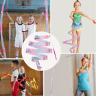 4pcs With Wand Dance Ribbon Girl Kids For Gymnastics Training Artistic Soft