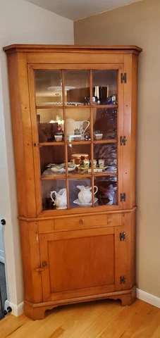 Antique Corner Hutch By Trutype  - Beautiful Condition Cover