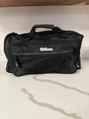 Wilson холст Sport спортивная сумка - черный - средний размер - Изображение 1 из 4