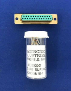 MIL SPEC M24308/2-3F CONNECTOR RECEPTACLE ELECTRICAL 25 PIN - Picture 1 of 8