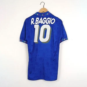 ITALIA DIADORA BAGGIO MAGLIA HOME JERSEY VINTAG TRIKOT MAILLOT SHIRT WC 1994 - Imagen 1 de 9