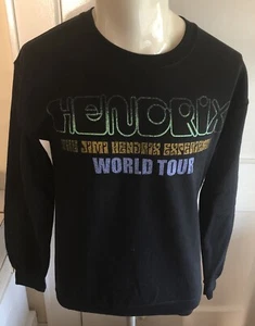 Jimi Hendrix Experience World Tour 67 Sweatshirt New With Tags NWT Small - Picture 1 of 12