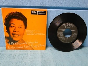 Ella Fitzgerald Sings The Rogers And Hart Songbook 7" 45 EPV5034 XTRA45sSHIPFREE - Picture 1 of 2