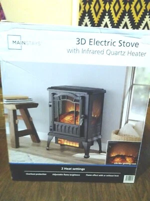 Mainstay3delectricstovewithinfared Quartz Heater - Image 1 of 2